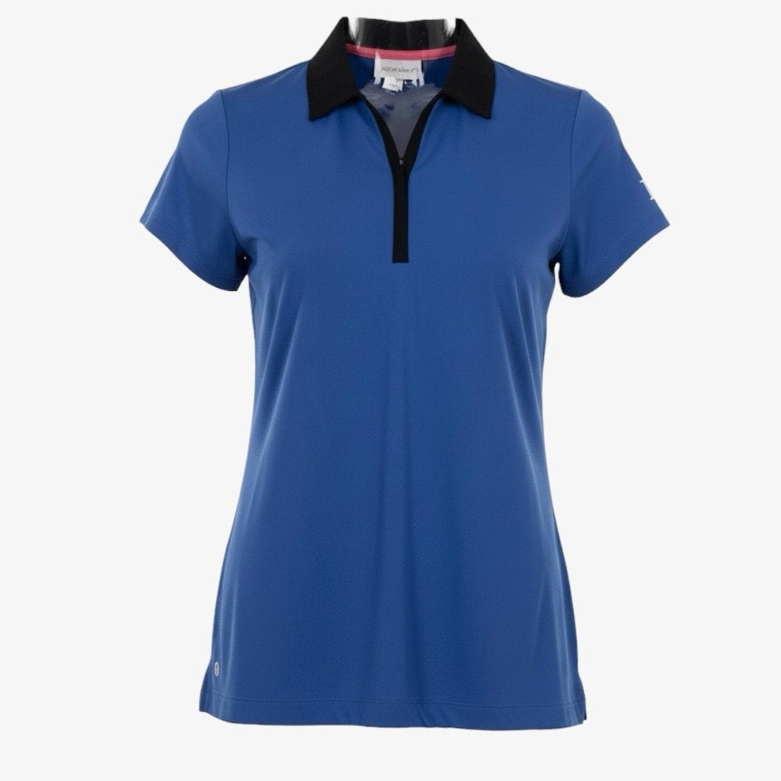 EP New York Blue Short Sleeve Fitted Active Polo