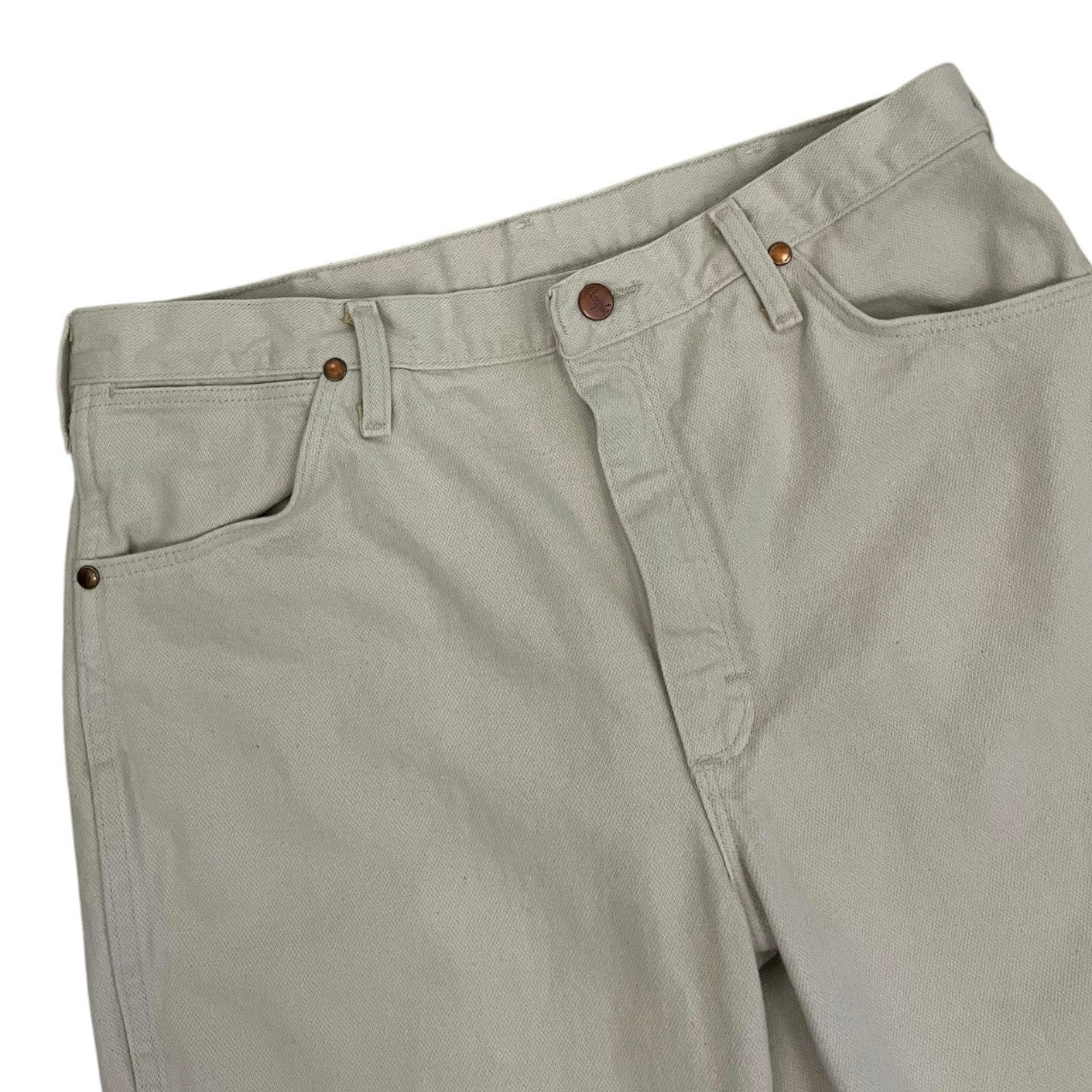 Wrangler Mens Beige Cotton Pants