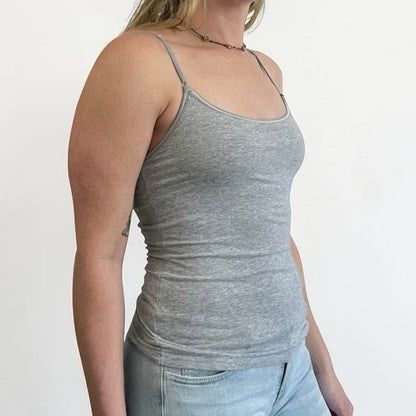 Ambiance Grey & Silver Trim Spaghetti Strap Camisole