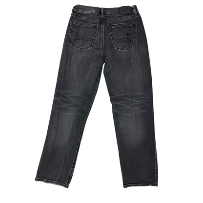 American Eagle Black Strigid High Rise Jeans