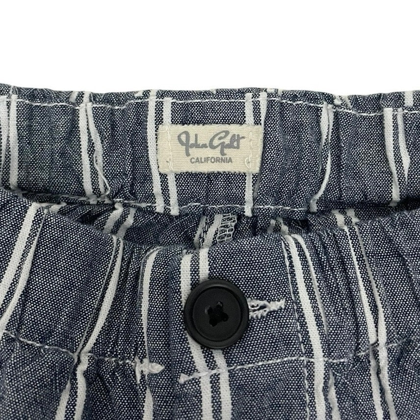 John Galt Blue & White Striped Trousers