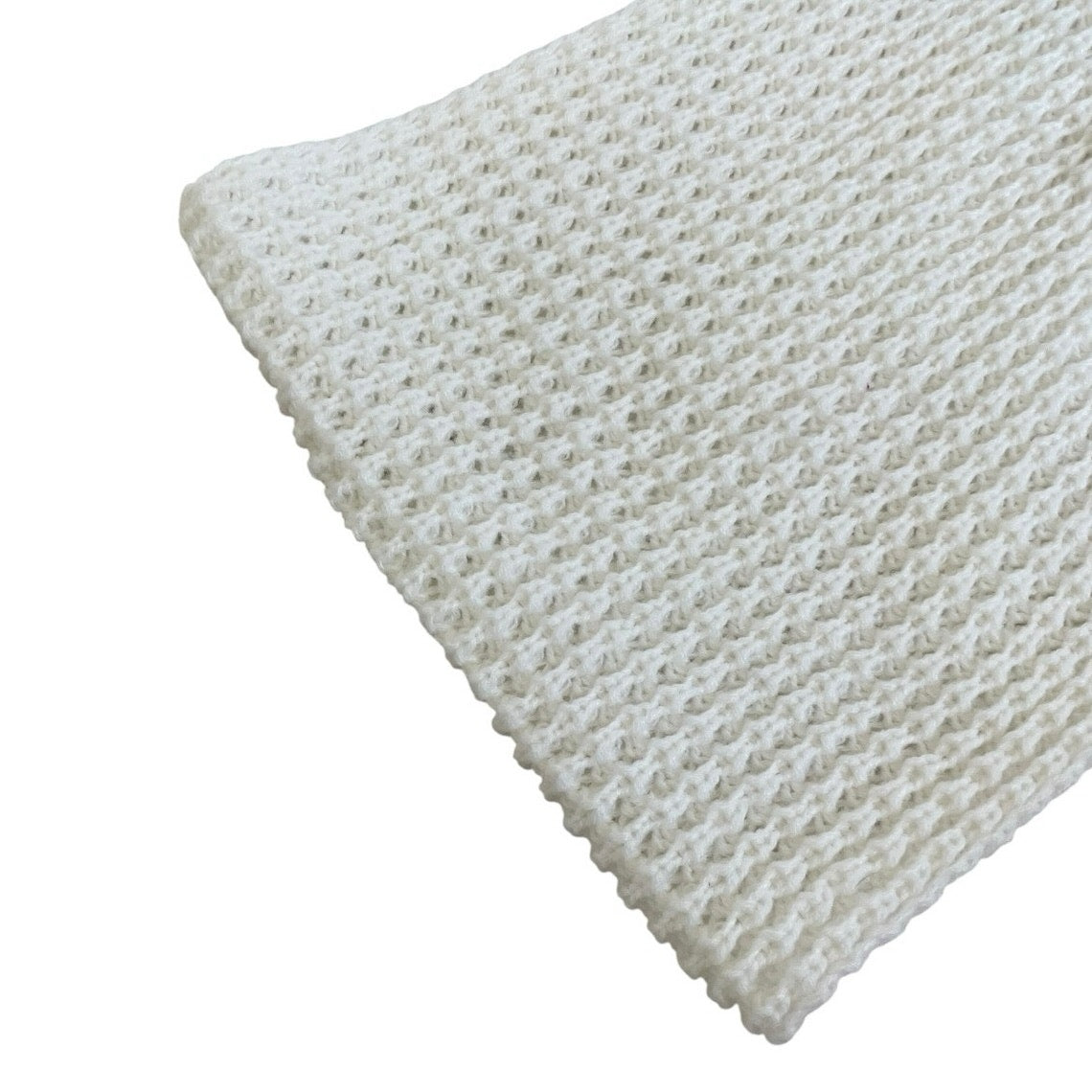 Cream Chunky Knit Infinity Scarf