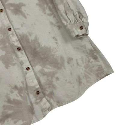 Nasty Gal Corduroy Tie Dye Button Down Jacket