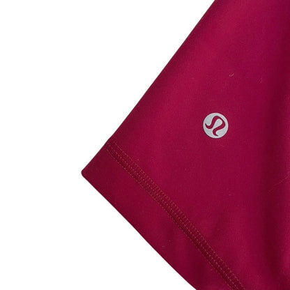 Lululemon Athletica Magenta Active High Rise Biker Shorts