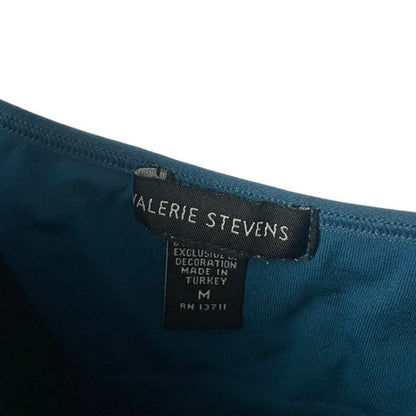 Valerie Stevens Teal Lace Trim Camisole