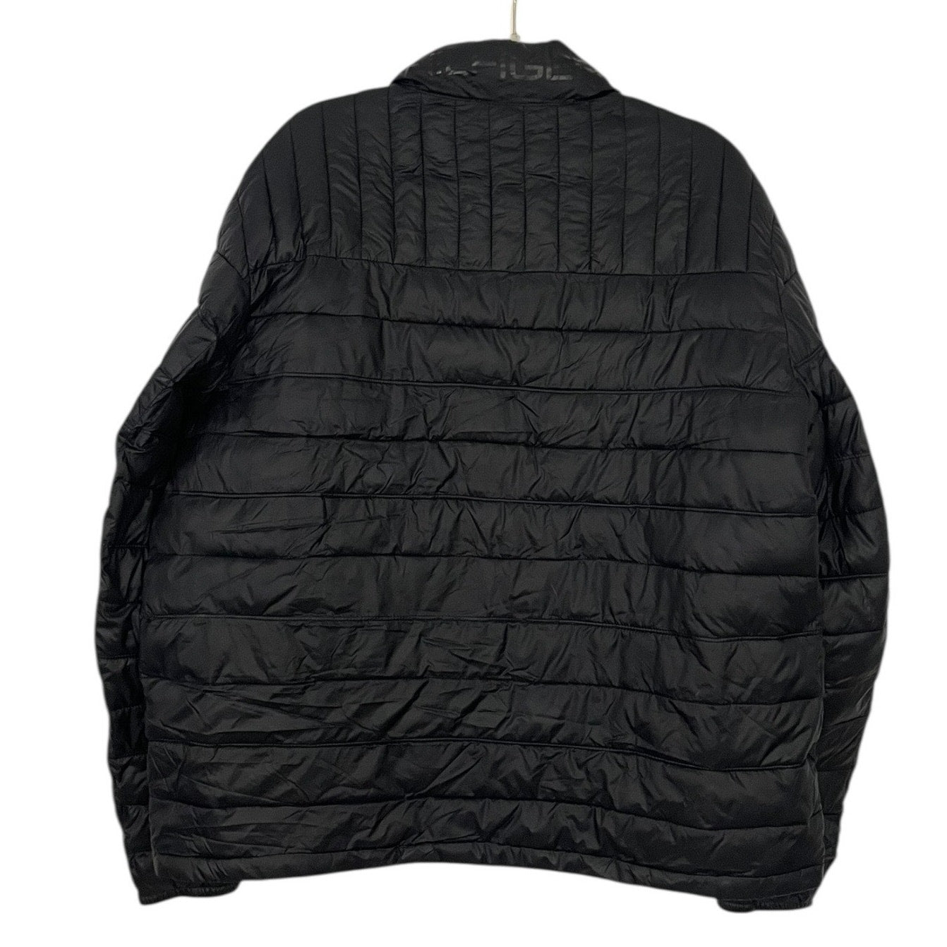 Tommy Hilfiger Mens Black Packable Zip Up Puffer Jacket