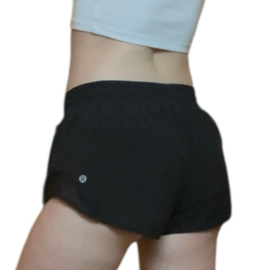 Lululemon Athletica Black Active Mini Shorts