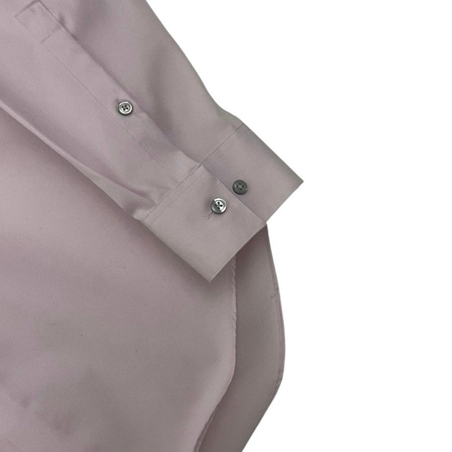 Calvin Klein Mens Pink Slim Fit Button Down Dress Shirt