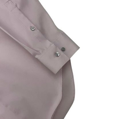 Calvin Klein Mens Pink Slim Fit Button Down Dress Shirt