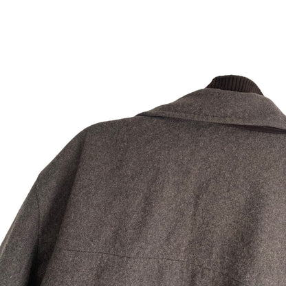 London Fog Vintage Brown Wool Heavy Coat