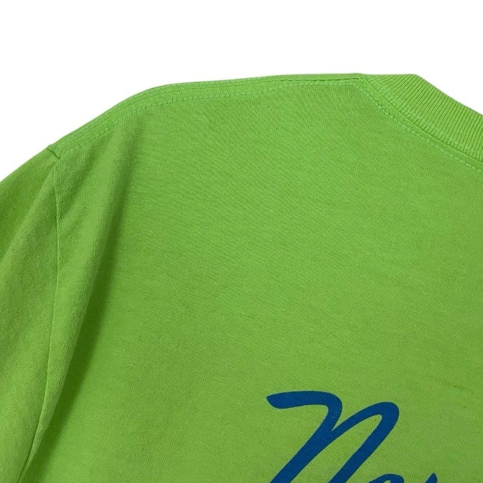 Neon Green BAM! BABY! Short Sleeve Graphic Tee
