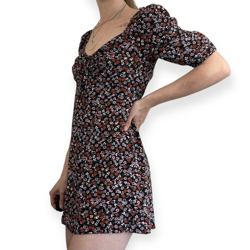 Wild Fable Floral Puff Sleeve Mini Dress