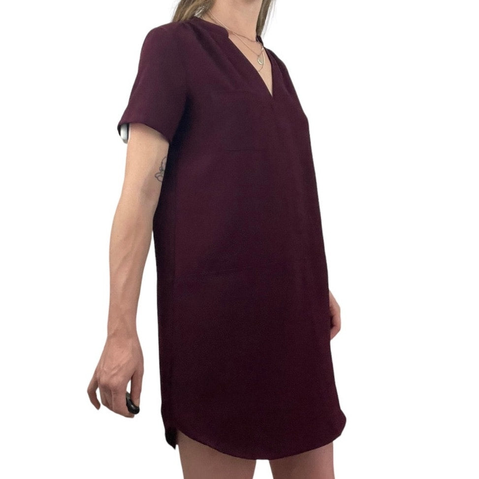 Lush Maroon Mini Dress