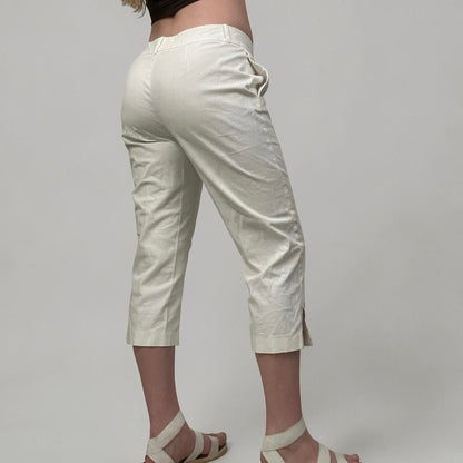 Simply Vera Vera Wang White Cropped Capri Pants