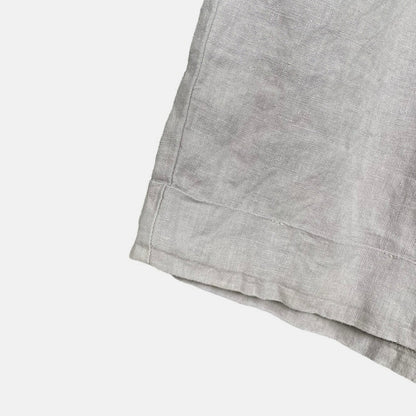 Lo Len Ok Light Lavender Midi Linen Shorts