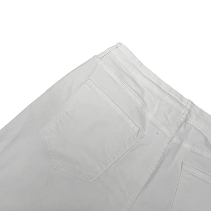 DKNY Jeans White Denim Mini Shorts