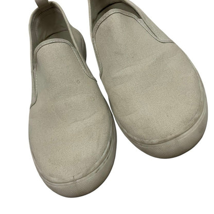 H&M Tan Canvas Slip On Sneakers
