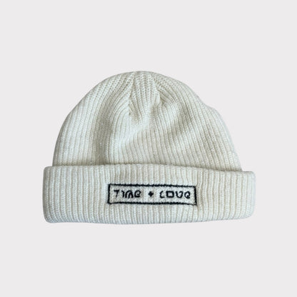 AS Colour Time + Love Cream Cable Knit Beanie Hat