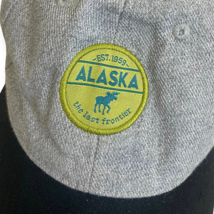 Alaska Mens Grey and Black Hat