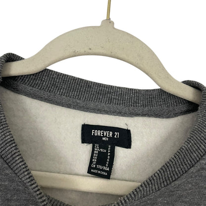 Forever 21 Mens Grey Crewneck Sweatshirt