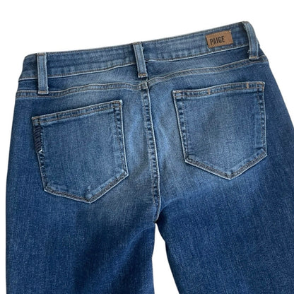 Paige Verdugo Ankle Distressed Skinny Jeans