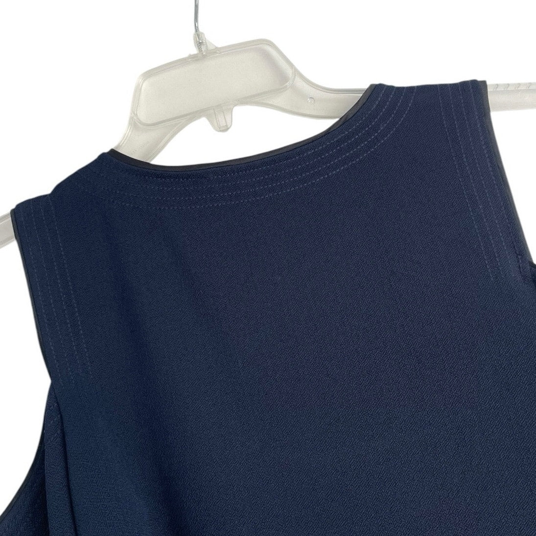 Banana Republic Navy Blue Cold Shoulder Long Sleeve Blouse