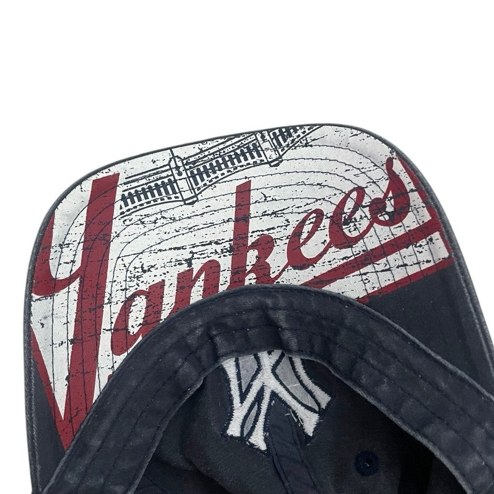 American Needle Navy Blue New York Yankees Logo Denim Hat