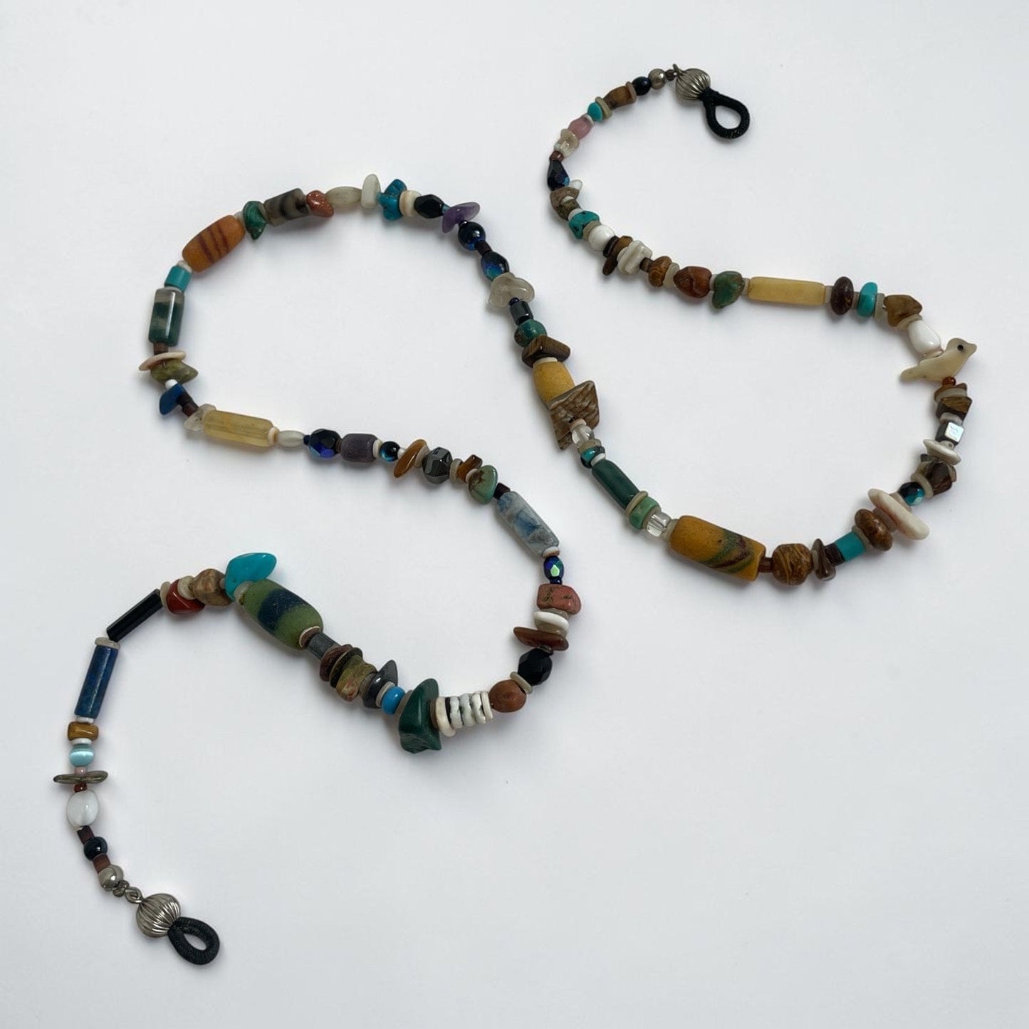 Vintage Stone Beaded Glasses Chain