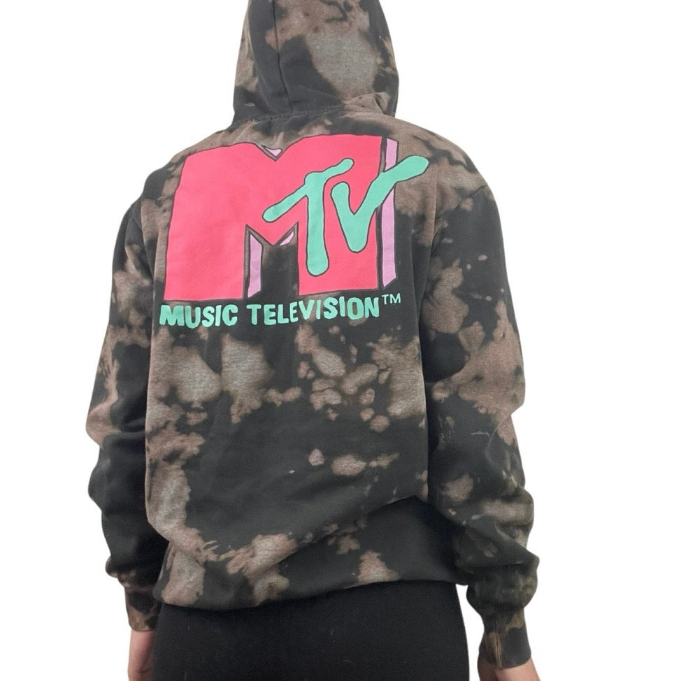 Divided MTV Tie Dye Hoodie Sweatshirt