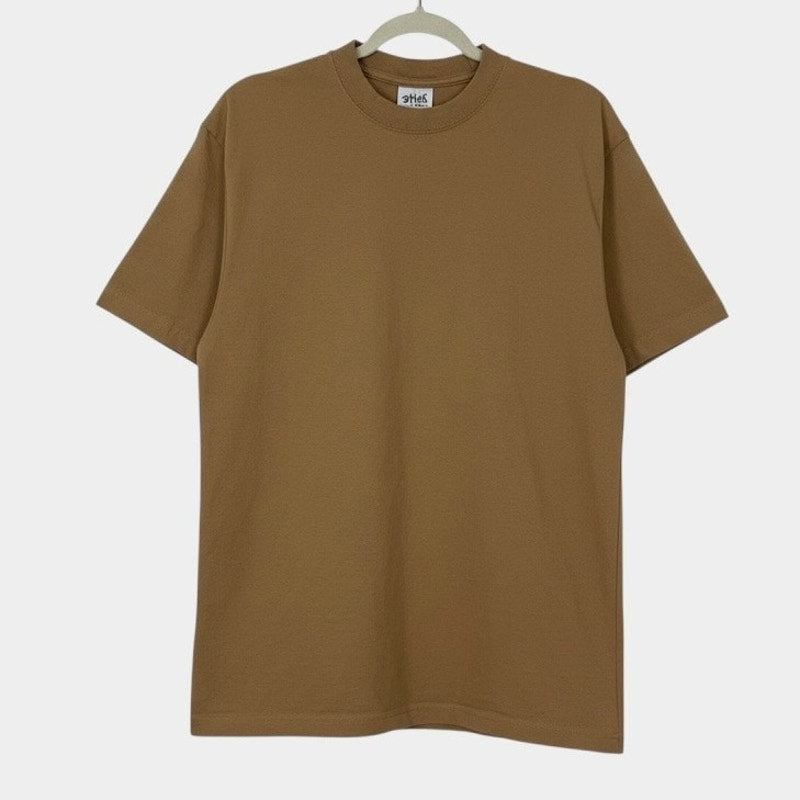 Shaka Wear Super Max Heavy Cotton Mens Beige Short Sleeve Tee