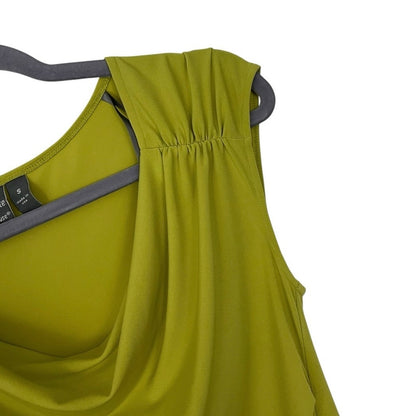 Anthracite for Muse Green Cowl Neck Ruched Blouse