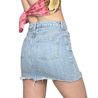 TopShop Denim Mini Jean Skirt