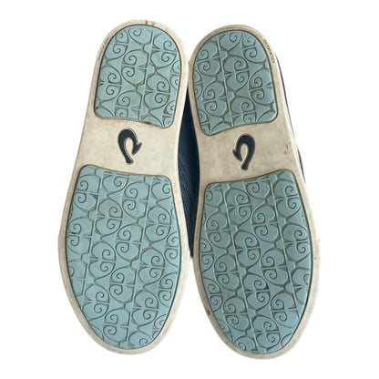 OluKai Blue Mesh Espadrilles