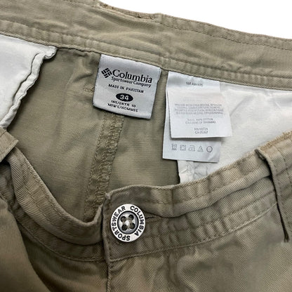 Columbia Mens Beige Cargo Shorts