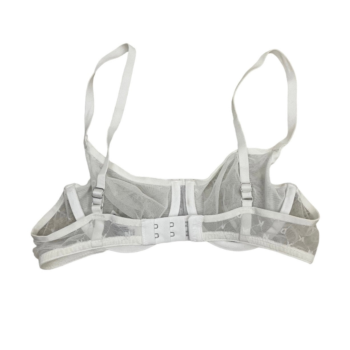 DKNY White Sheer Underwire Bra