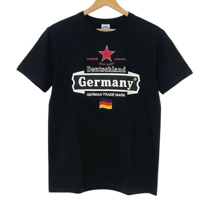 B&C Black Germany Trade Mark Graphic Tee