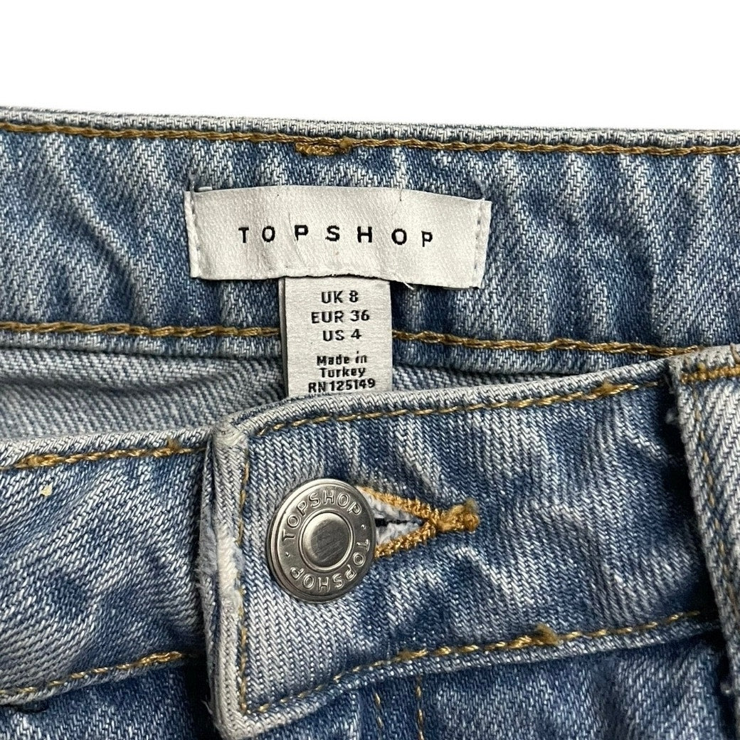 TopShop Denim Mini Jean Skirt