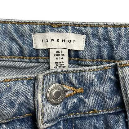 TopShop Denim Mini Jean Skirt