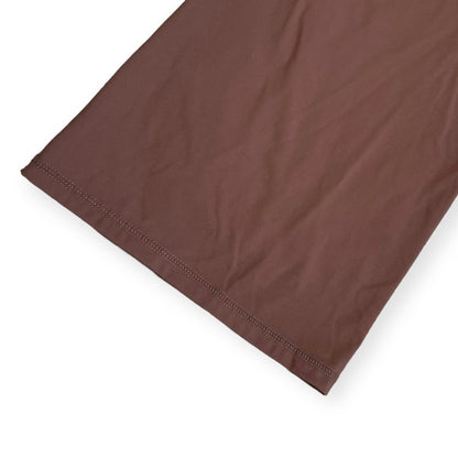 Brown Active Flare V-Waistband Athletic Leggings