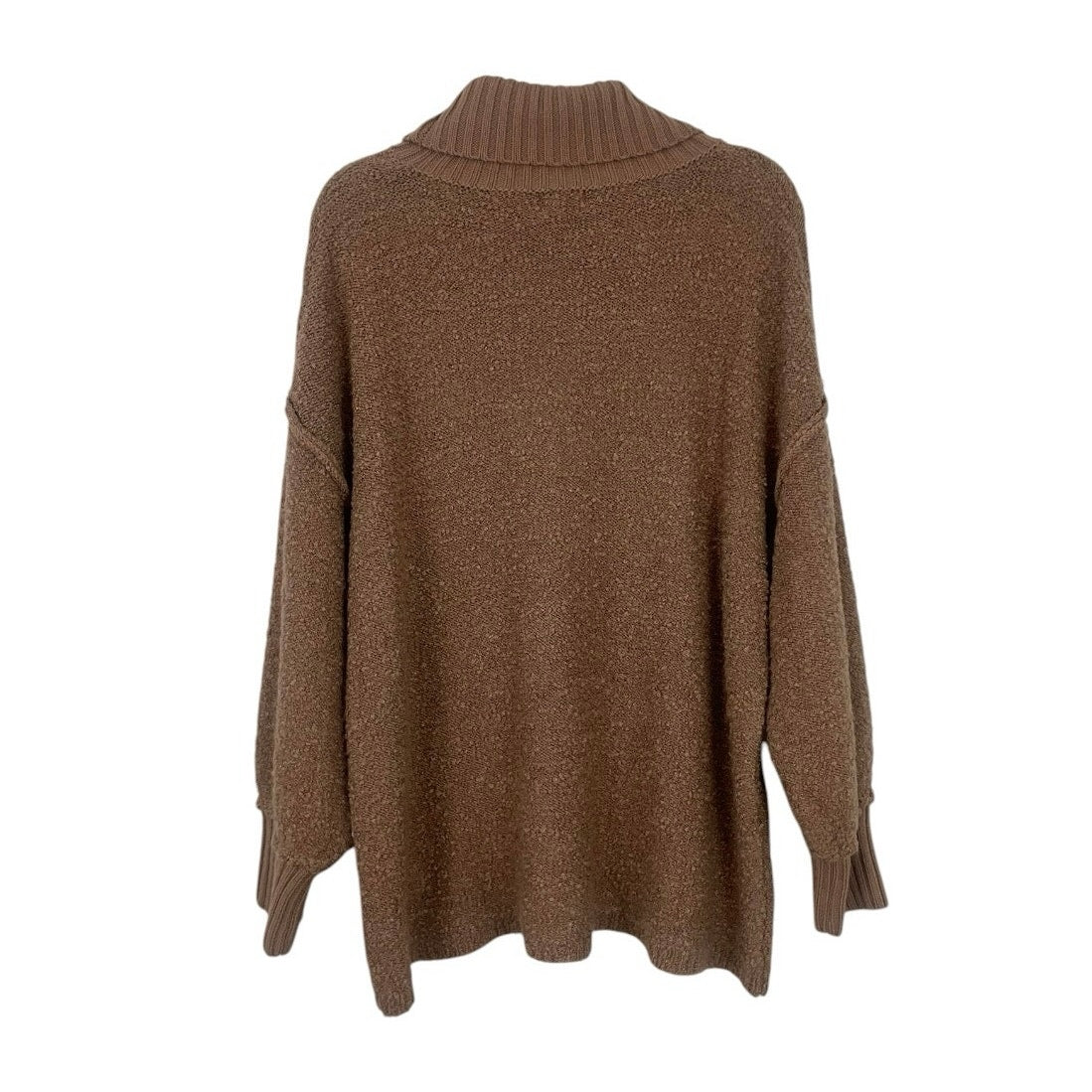 Pink Lily Knit Tan Turtleneck Sweater
