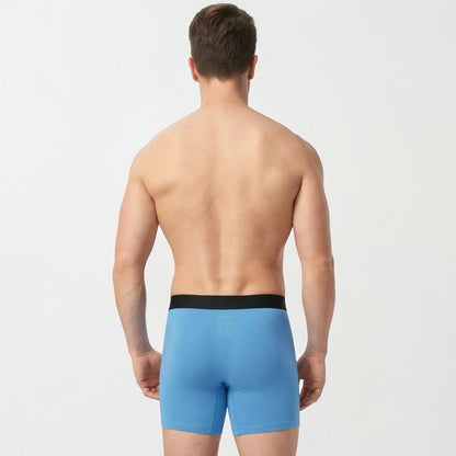NWT Separatec Mens Assorted Colors Silk Touch Boxer Briefs 7 Pack