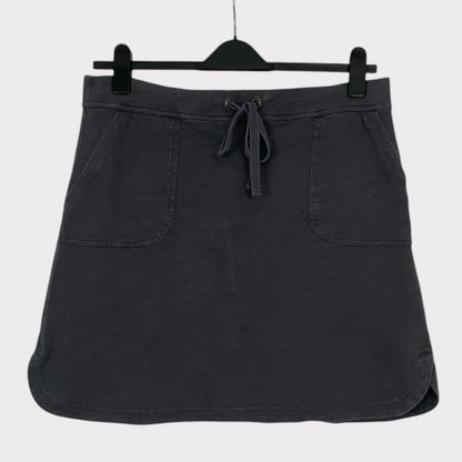 Caslon Grey Casual Cotton Mini Skirt