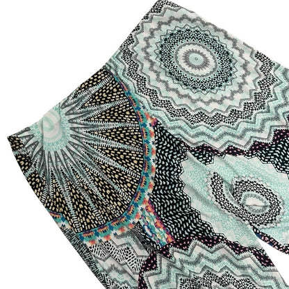 Au Soleil De St. Tropez Colorful Mandala Print Boho Pants