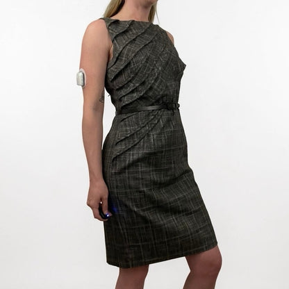 Classiques Entier Belted Draped Front Dress