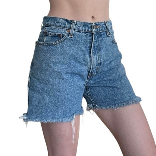 Jordache Denim Midi High Rise Jean Shorts