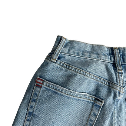 BDG Distressed Light Wash High-Rise Baggy Jeans
