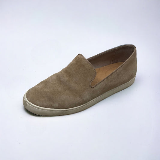 Birdies Tan Leather Suede Espadrilles