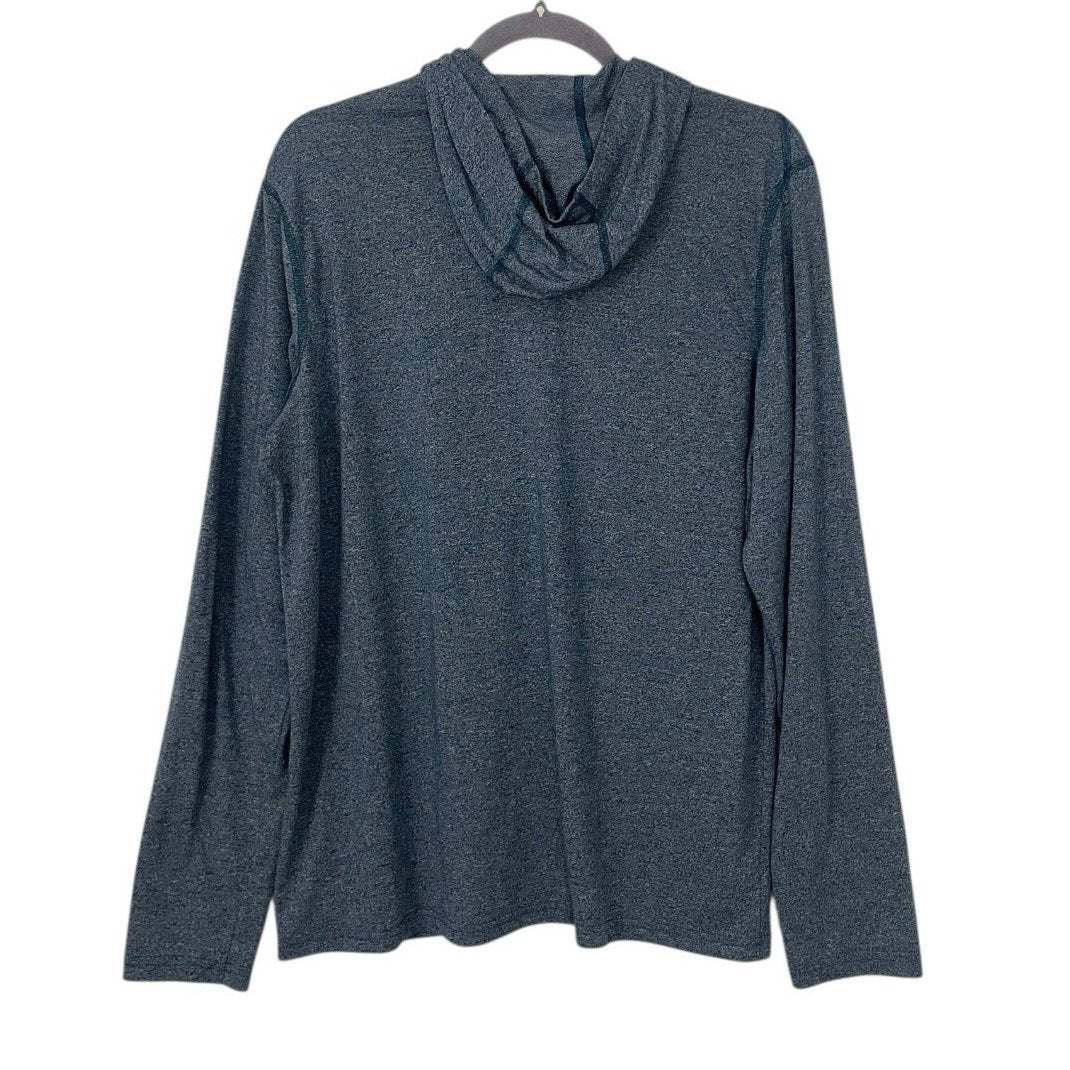 Under Armour Mens Threadborne Blue Active Hoodie Sweatshirt