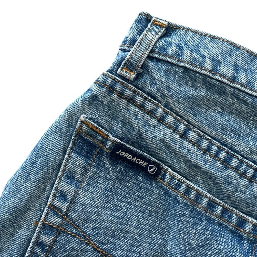 Jordache Denim Midi High Rise Jean Shorts