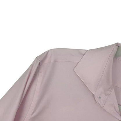 Calvin Klein Mens Pink Slim Fit Button Down Dress Shirt